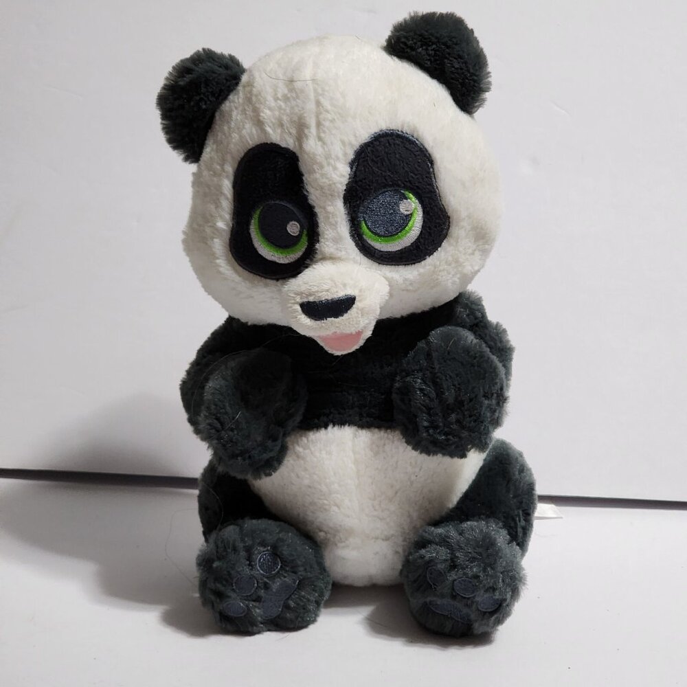 Disney Parks Store Babies Black & White‎ Panda Bear Plush Sitting Baby 10"